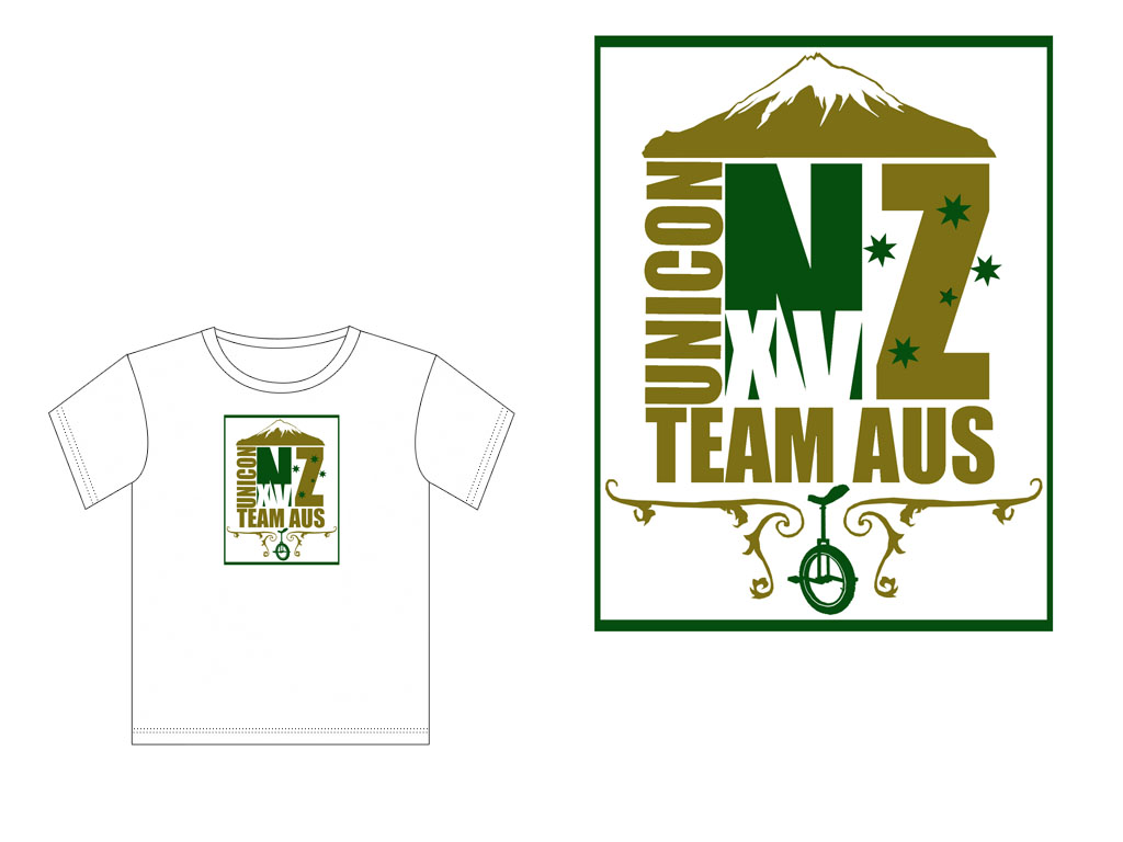 Team Australia Unicon NZ T-Shirt